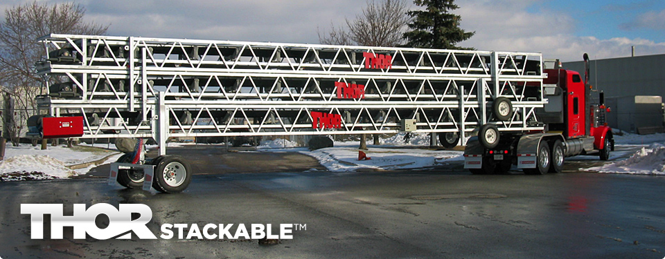 THORSTACKABLE™ Stackable Portable Transfer Conveyors